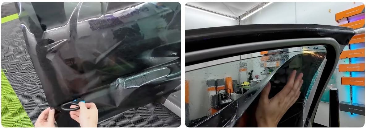 Тонировка седанов автомобиля